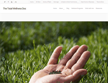 Tablet Screenshot of dev.thetotalwellnessdoc.com